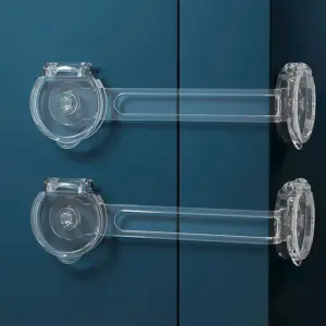 Transparent Child Safety Locks Set for Cabinets 7 Se646882819cc4e6c814ed3aa617a40c7W