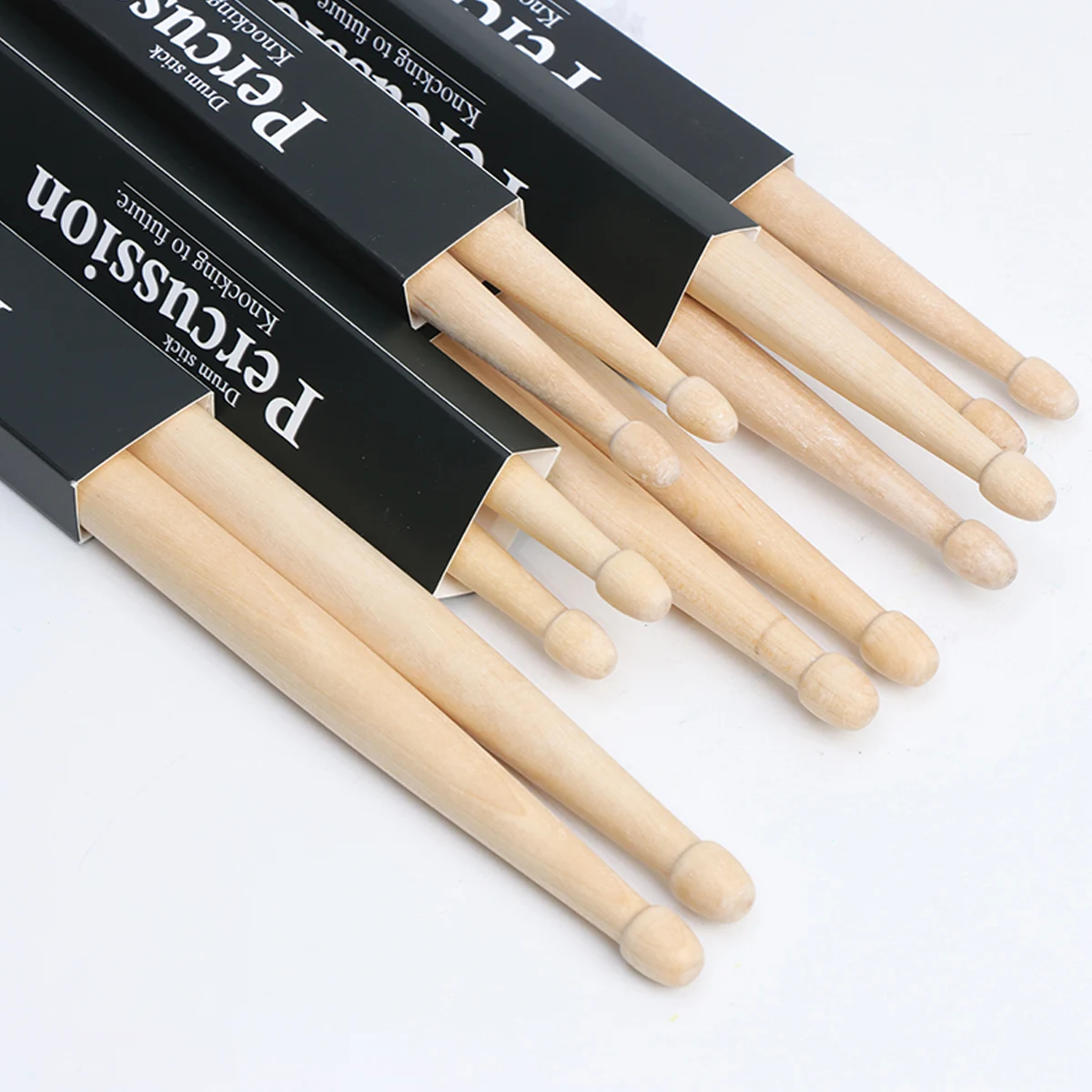 Premium Walnut-Grade Maple Drumsticks Set 4 Premium Walnut-Grade Maple Drumsticks Set - Image 4