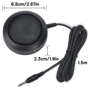 ABBREE KES-4 External Radio Speaker for CB and Mobile Radios 12 Se678b1e1658848d39e93ad1f8e0b20eer