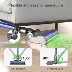 Dyson V7-V15 Compatible Vacuum Brush Head with LED 9 Se6bdae28fa8845abbf19721d94e431e74