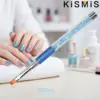 Colorful Acrylic Nail Art Brush Pen with Rhinestones