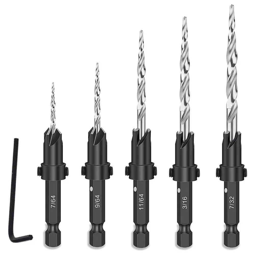 High-Speed Steel Countersink Drill Set 2 High-Speed Steel Countersink Drill Set - Image 2