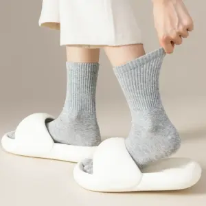 Women's Mid-Calf Toe Socks Set - 4 Pairs 13 Se731f0ce2e23462cb21a38a8f36fa1ddB