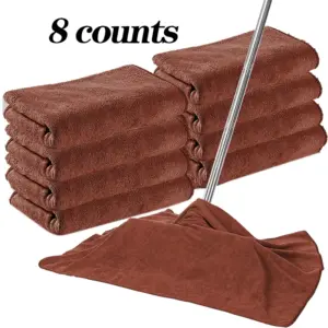 Eight Large Microfiber Cleaning Cloths Set 18 Se76ff0cf4c214d26bdff834ef69f2abfu