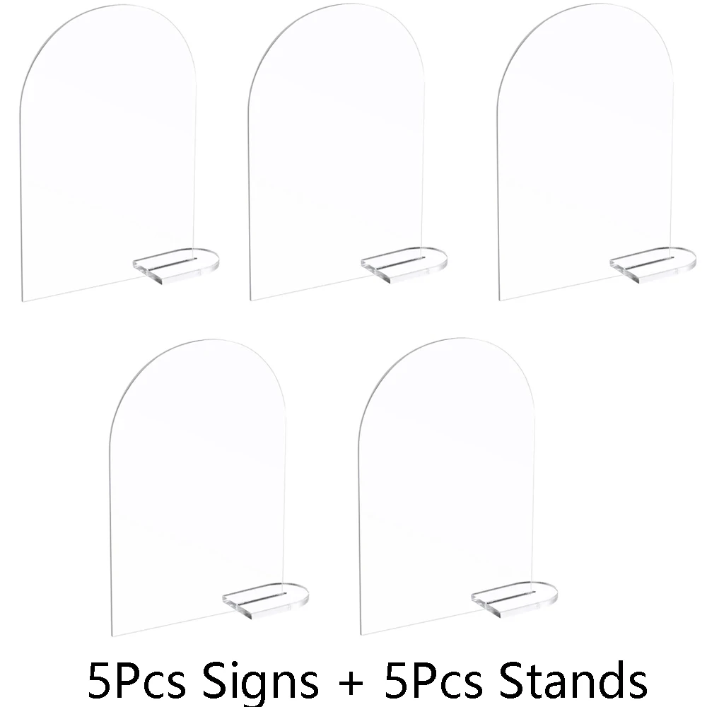 Acrylic Sign Holders for Events (4 x 6 Inches) 9 Acrylic Sign Holders for Events (4 x 6 Inches) - Image 9