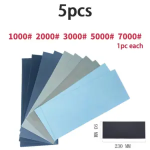 Assorted Silicon Carbide Sandpaper Set 230x93mm 18 Se7b78fdece534aee98b19034789a66acI