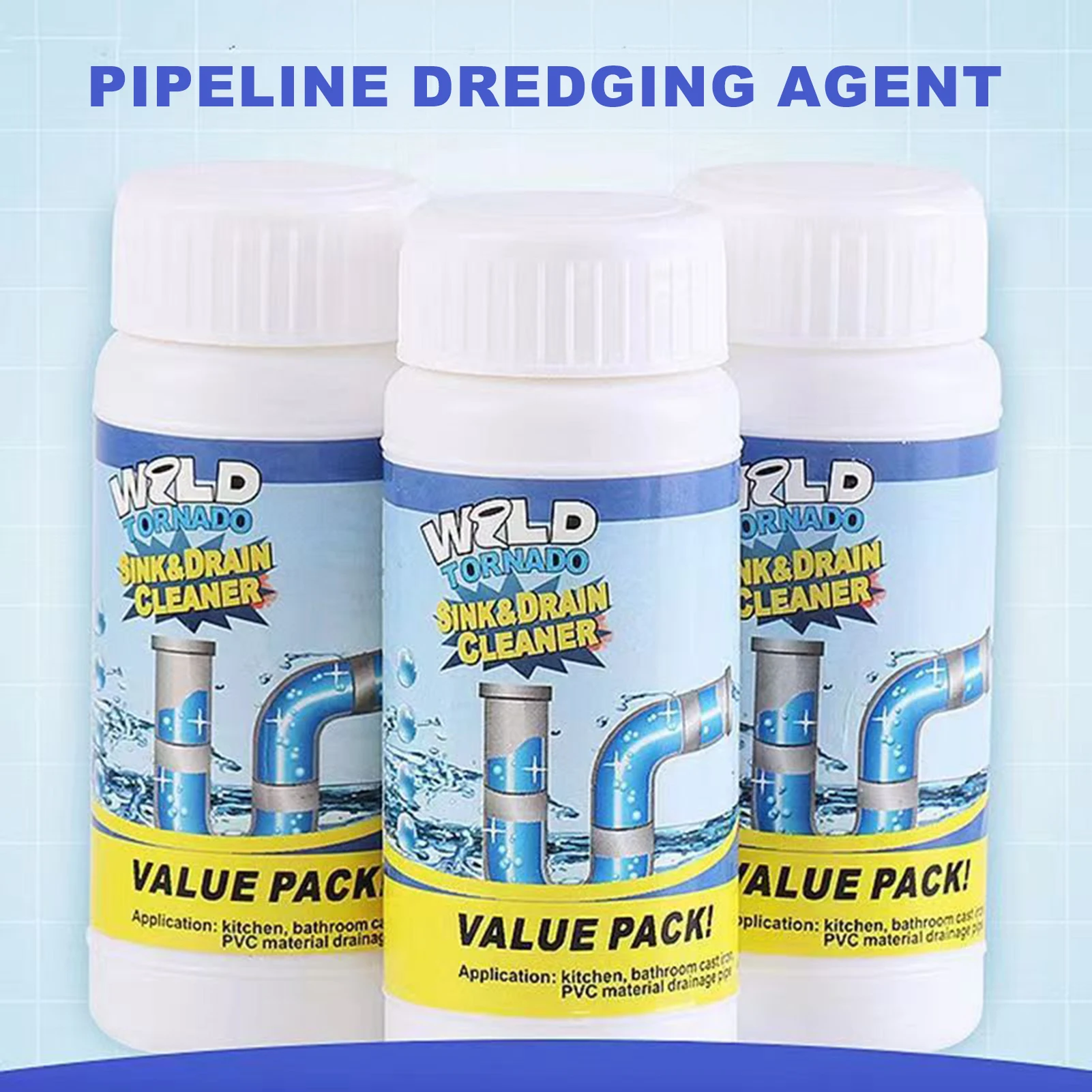 Powerful Sink and Drain Cleaning Powder 110g 2 Powerful Sink and Drain Cleaning Powder 110g - Image 2