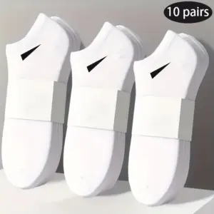 Low-Cut Ankle Socks 10/20 Pairs, 100% Polyester 10 Se8464beb1d0248b9905b5bf070c75acc4