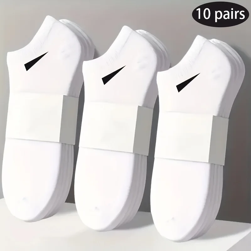 Low-Cut Ankle Socks 10/20 Pairs, 100% Polyester 2 Low-Cut Ankle Socks 10/20 Pairs, 100% Polyester - Image 2