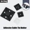 100pcs Nylon Cable Tie Mounts with 1600T Adhesive