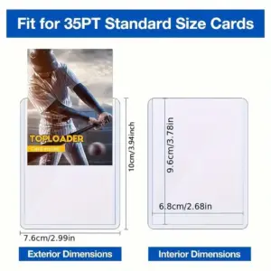 Clear PVC Card Sleeves for Collectors 11 Se88c9f2551e74c3a845694a8ddb2193fP