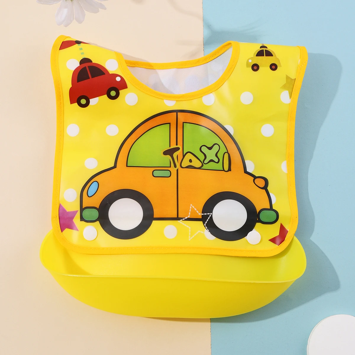 Vibrant Silicone Baby Bib Collection with Cartoon Prints 3 Vibrant Silicone Baby Bib Collection with Cartoon Prints - Image 3