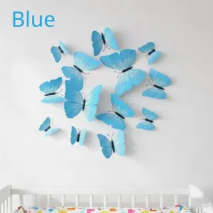 3D Butterfly Wall Decor Set in Multiple Colors 16 Se8a4788bf3a74ad981cb887e42d89531U