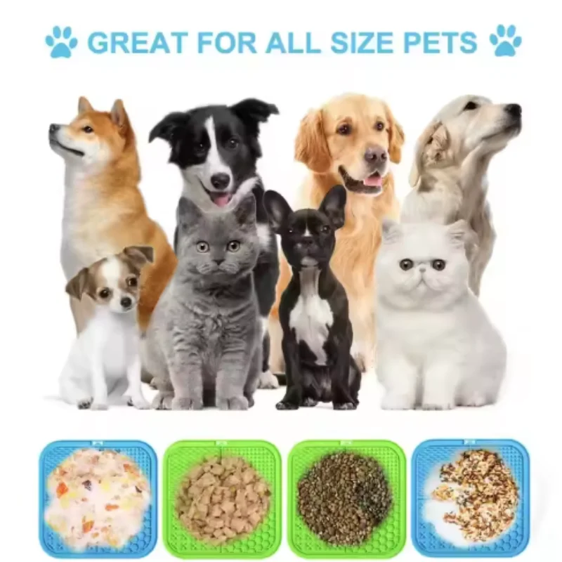 Vibrant Silicone Pet Feeding Mat for Dogs 6 Vibrant Silicone Pet Feeding Mat for Dogs - Image 6