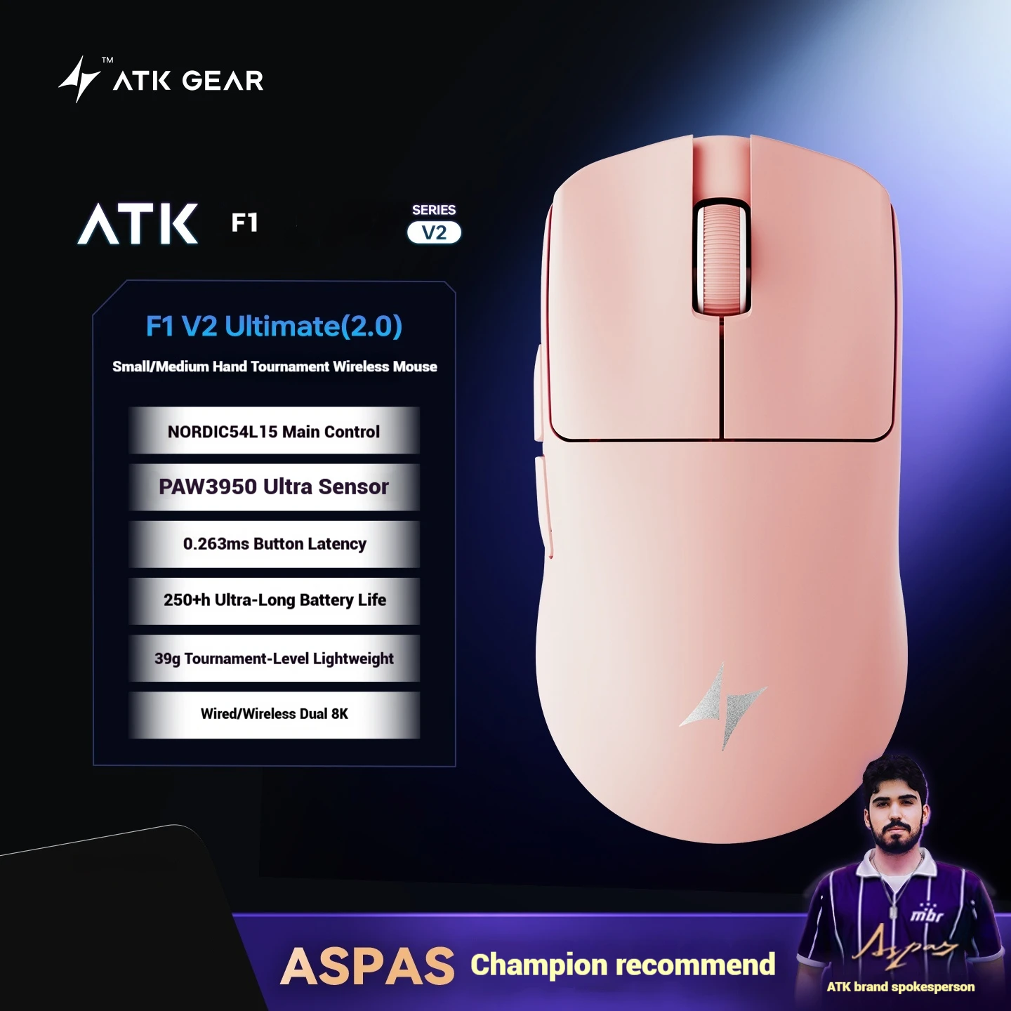 ATK Blazing Sky F1 V2 Gaming Mouse 7 ATK Blazing Sky F1 V2 Gaming Mouse - Image 7