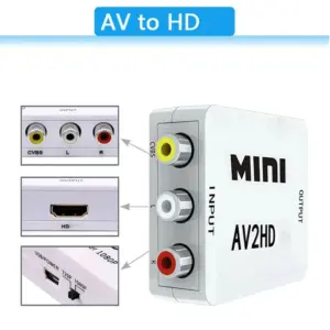 Mini AV to HDMI Converter for HD Display 11 Se9ab31990505410c927f441a3bb80411S