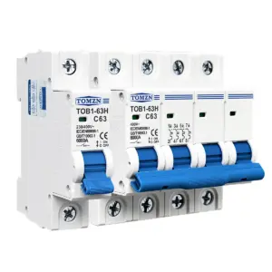 TOMZN TOB1-63H 6kA 3-63A 4-Pole Miniature Circuit Breaker 8 Se9c8e5e6b8e1467bb757207fb44a64b4p