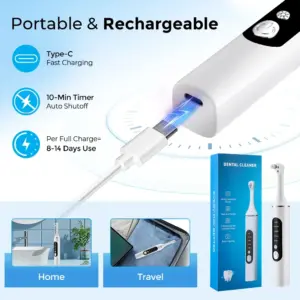 White Electric Teeth Whitening Cleaner with 5 Modes 13 Se9d942d4b4ff4a869c66af3b58185dffl