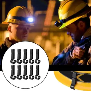 Black Helmet Clip for Headlamp Attachment 8 Sea1441eb76e540bc95c4e98dc8ba3dd1B