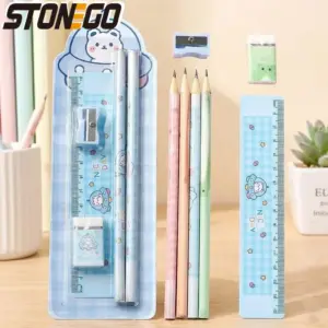 Children's Cartoon Bear Stationery Set in Pastel