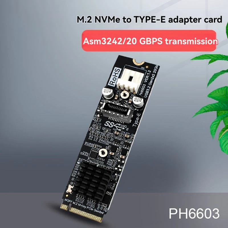M.2 NVMe to Type-E USB 3.2 Expansion Card 4 M.2 NVMe to Type-E USB 3.2 Expansion Card - Image 4