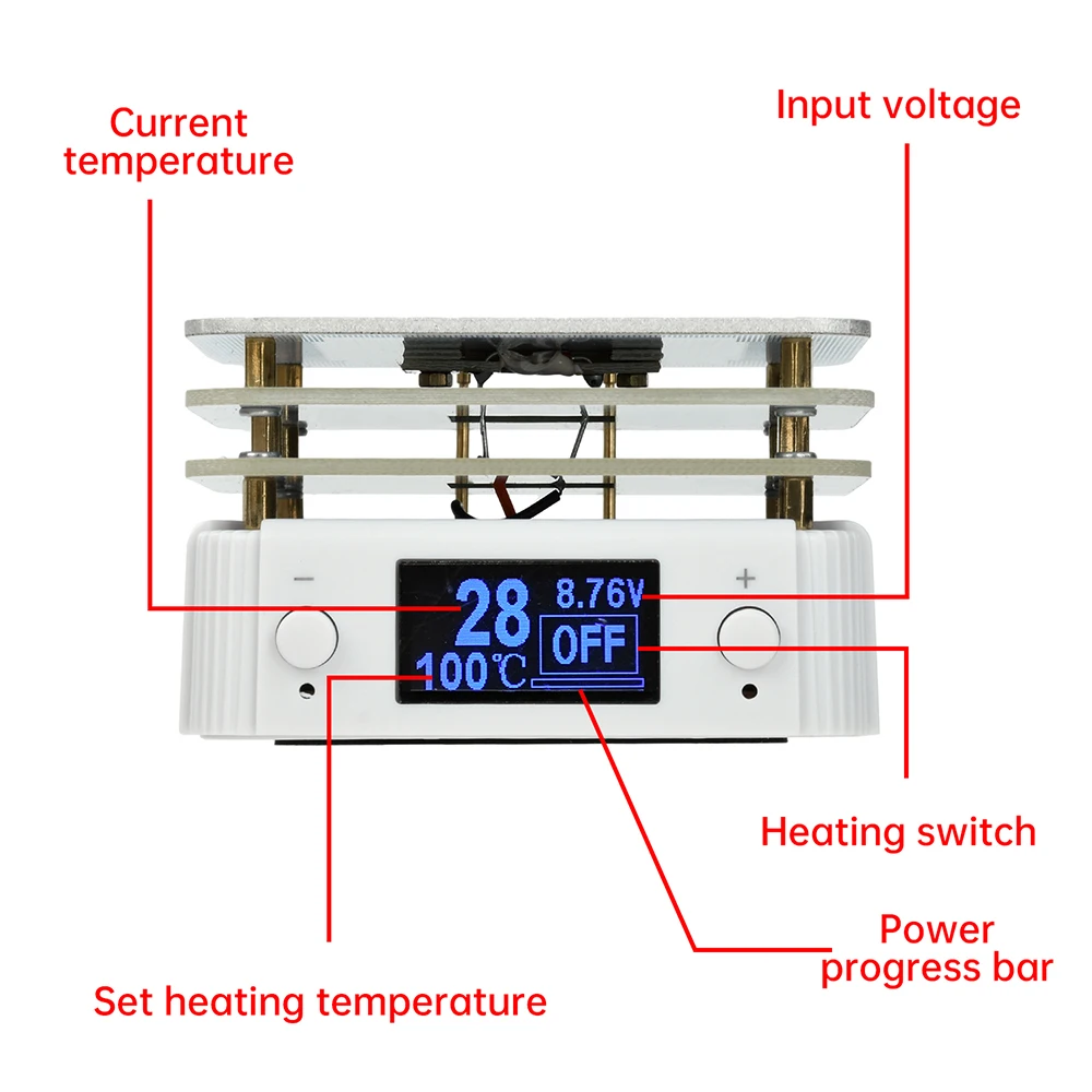 Mini Digital Temperature-Control Heating Pad 65W 6 Mini Digital Temperature-Control Heating Pad 65W - Image 6