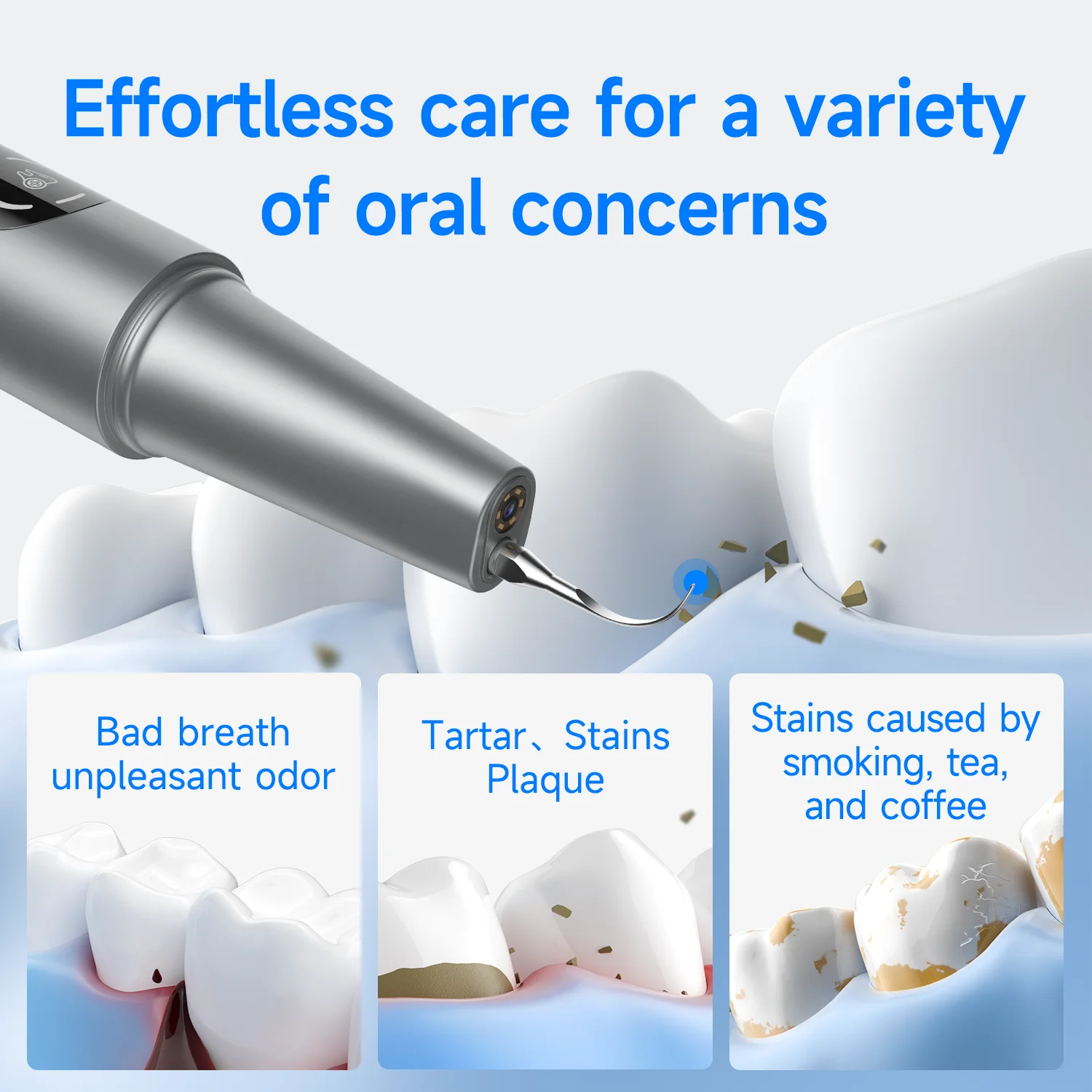 Ultrasonic Teeth Cleaner with Water Tank 2 Ultrasonic Teeth Cleaner with Water Tank - Image 2