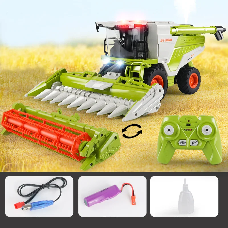 Green RC Farm Tractor for Kids 6 Green RC Farm Tractor for Kids - Image 6