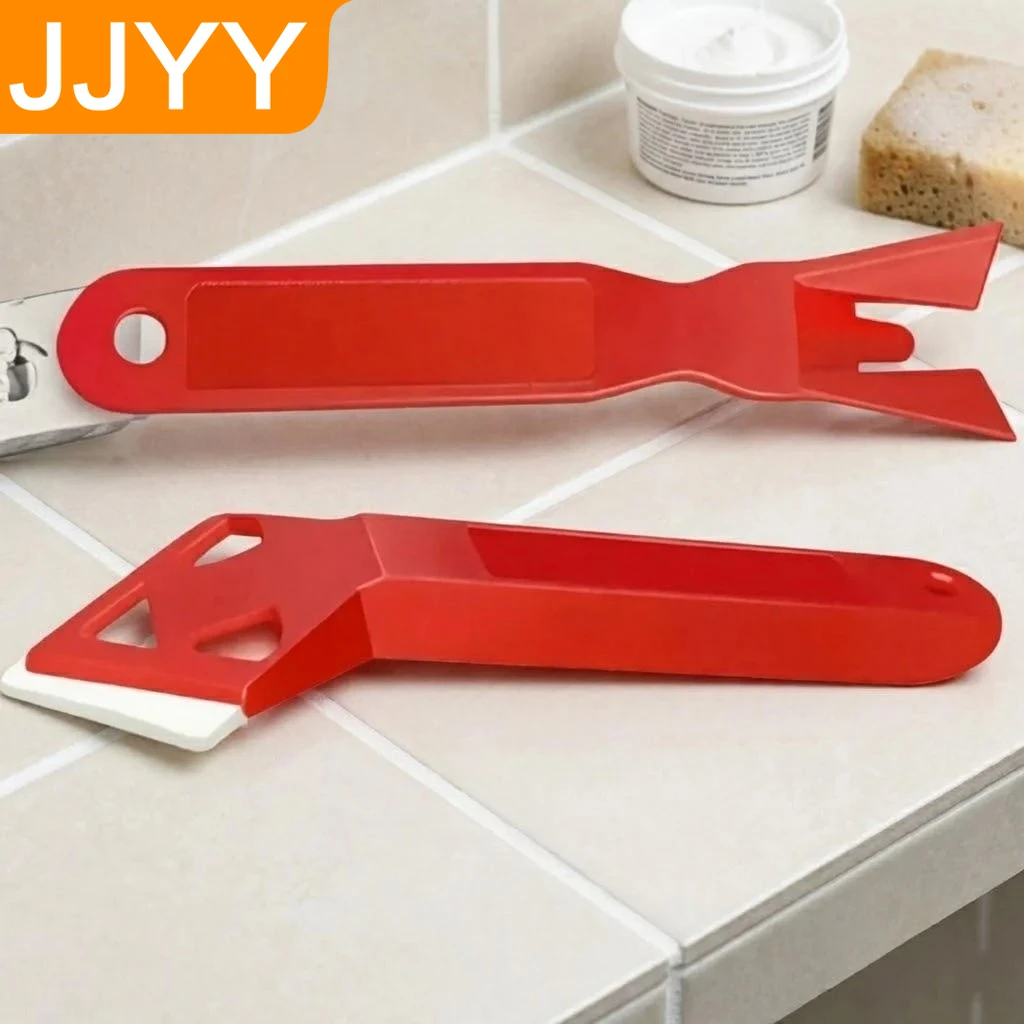 Red Plastic Residue Scraper Set for Precision Removal 1 Red Plastic Residue Scraper Set for Precision Removal
