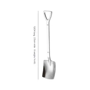 Elegant Stainless Steel Coffee Spoon in Silver 17 Seb3b84d360dd44f48742f813eb305c07m