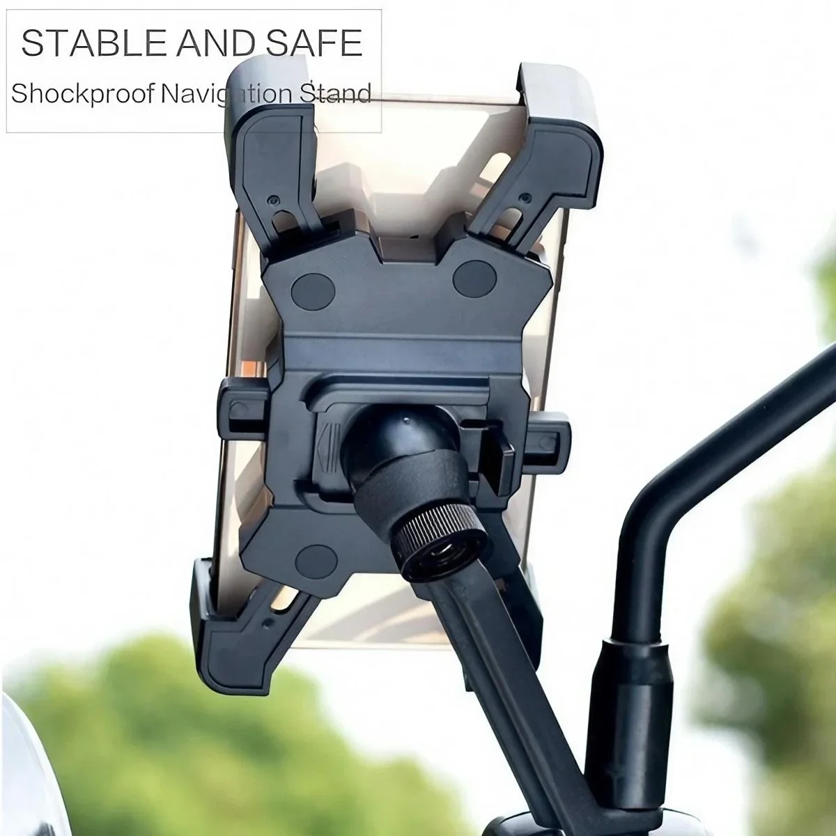 Auto Lock Bike Phone Holder for Smartphones 2 Auto Lock Bike Phone Holder for Smartphones - Image 2