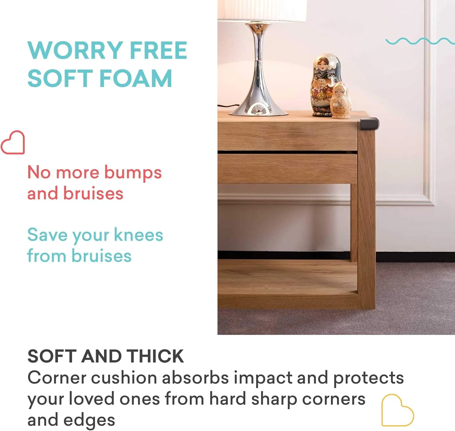 Child Safety Corner Protectors Set in 4 Colors 5 Child Safety Corner Protectors Set in 4 Colors - Image 5