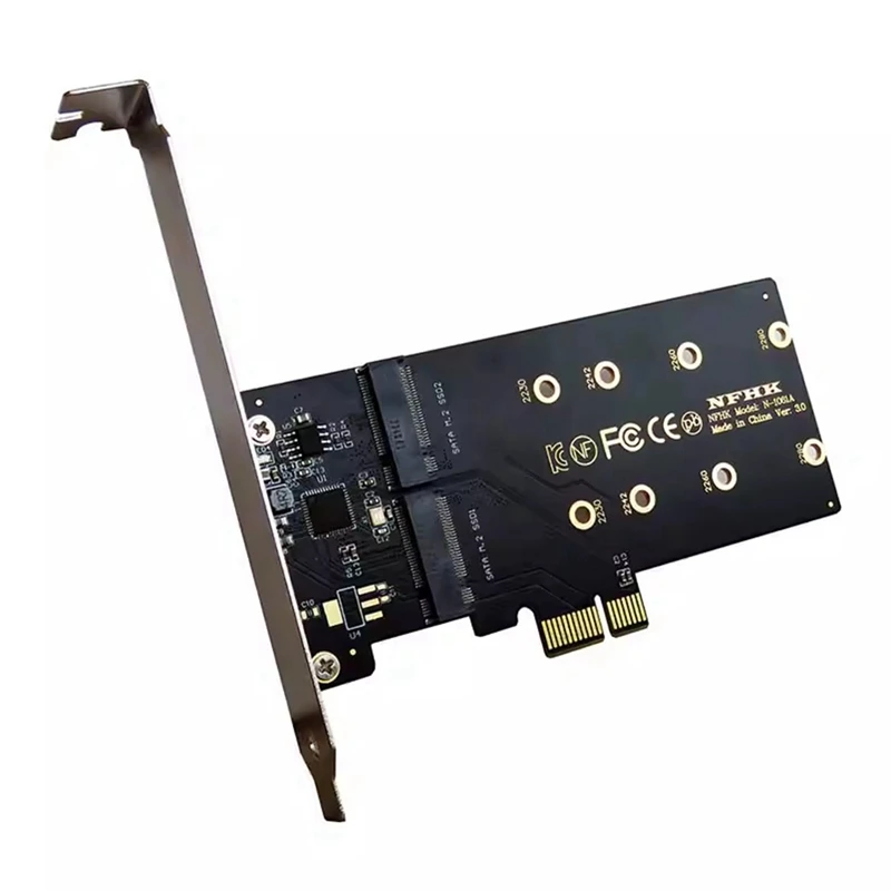 PCI-E to M.2 SATA Adapter Card for SSDs 3 PCI-E to M.2 SATA Adapter Card for SSDs - Image 3