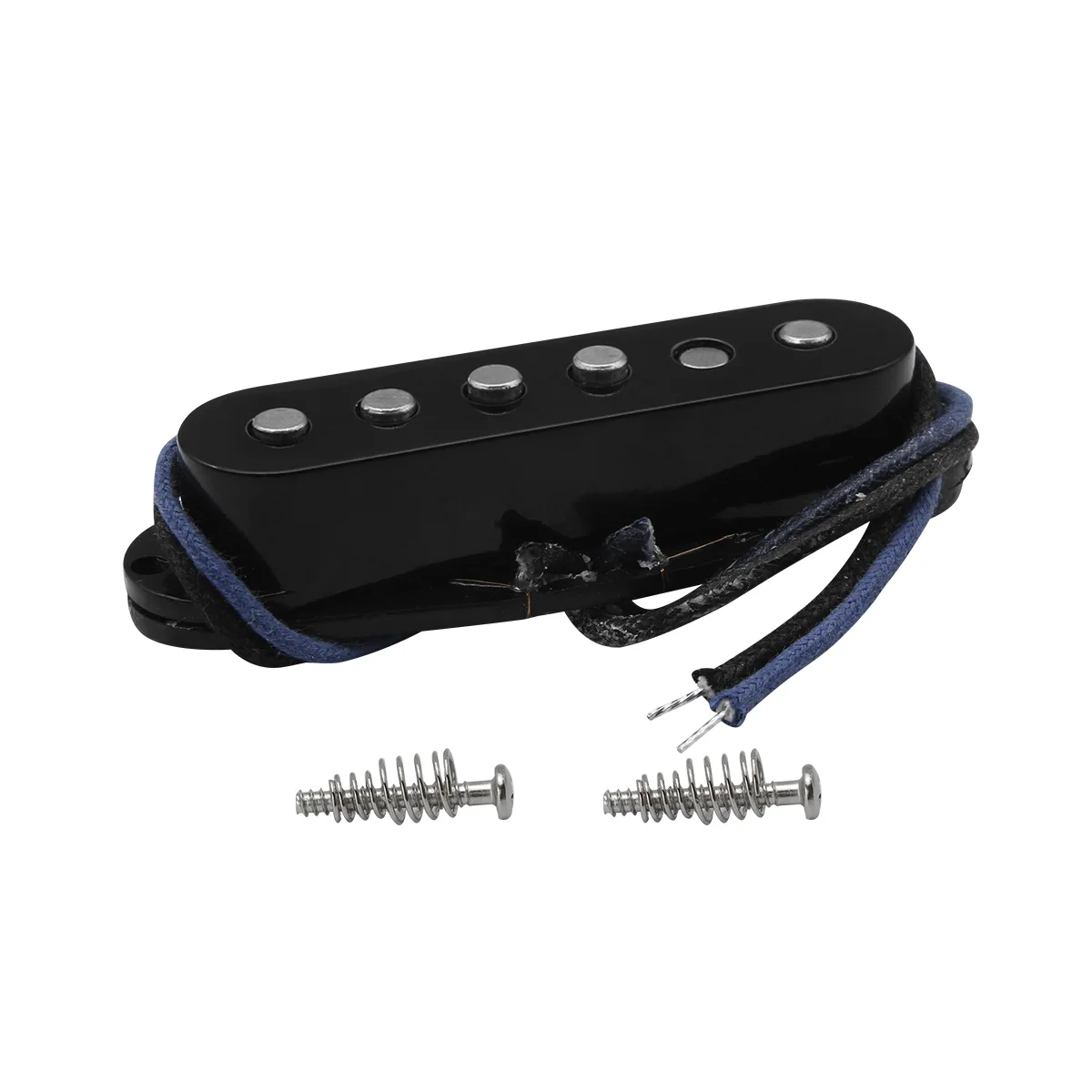 Black Vintage Alnico 5 Guitar Pickup for ST Style 8 Black Vintage Alnico 5 Guitar Pickup for ST Style - Image 8
