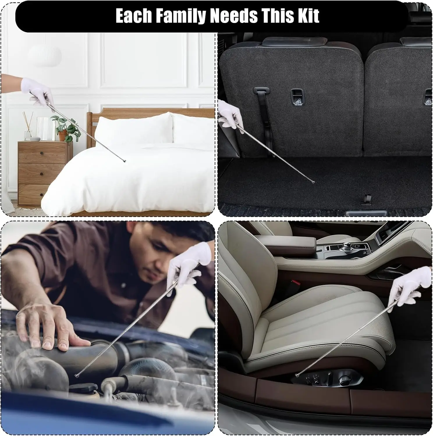 Telescopic Magnetic Pickup Tool with Pocket Clip 5 Telescopic Magnetic Pickup Tool with Pocket Clip - Image 5