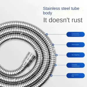 Stainless Steel Shower Hose 1.5M-3M 14 Secb0dee2e67448948427a52174b96878v