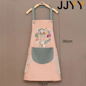 Waterproof Kitchen Apron with Floral Pattern 13 Secd507fda1be4aa98ec20957b3a21327t