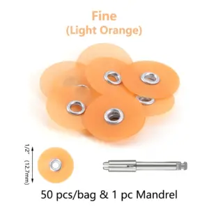 Color-Coded Dental Polishing Discs 50-Pack 19 Sed2ae5cafafb4a229e22337788edac089
