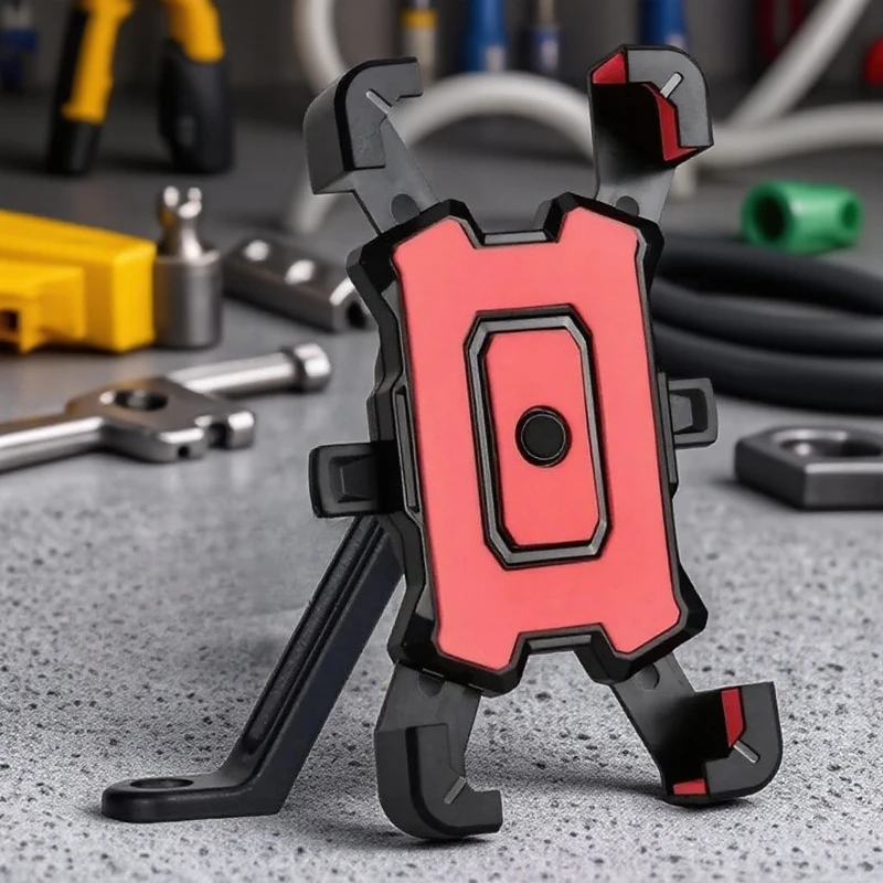 Auto Lock Bike Phone Holder for Smartphones 9 Auto Lock Bike Phone Holder for Smartphones - Image 9