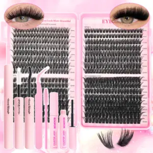 DIY Eyelash Extension Kit with Cluster Lashes 16 Sedf0be595cae4e8695364b8d1adad0e7o