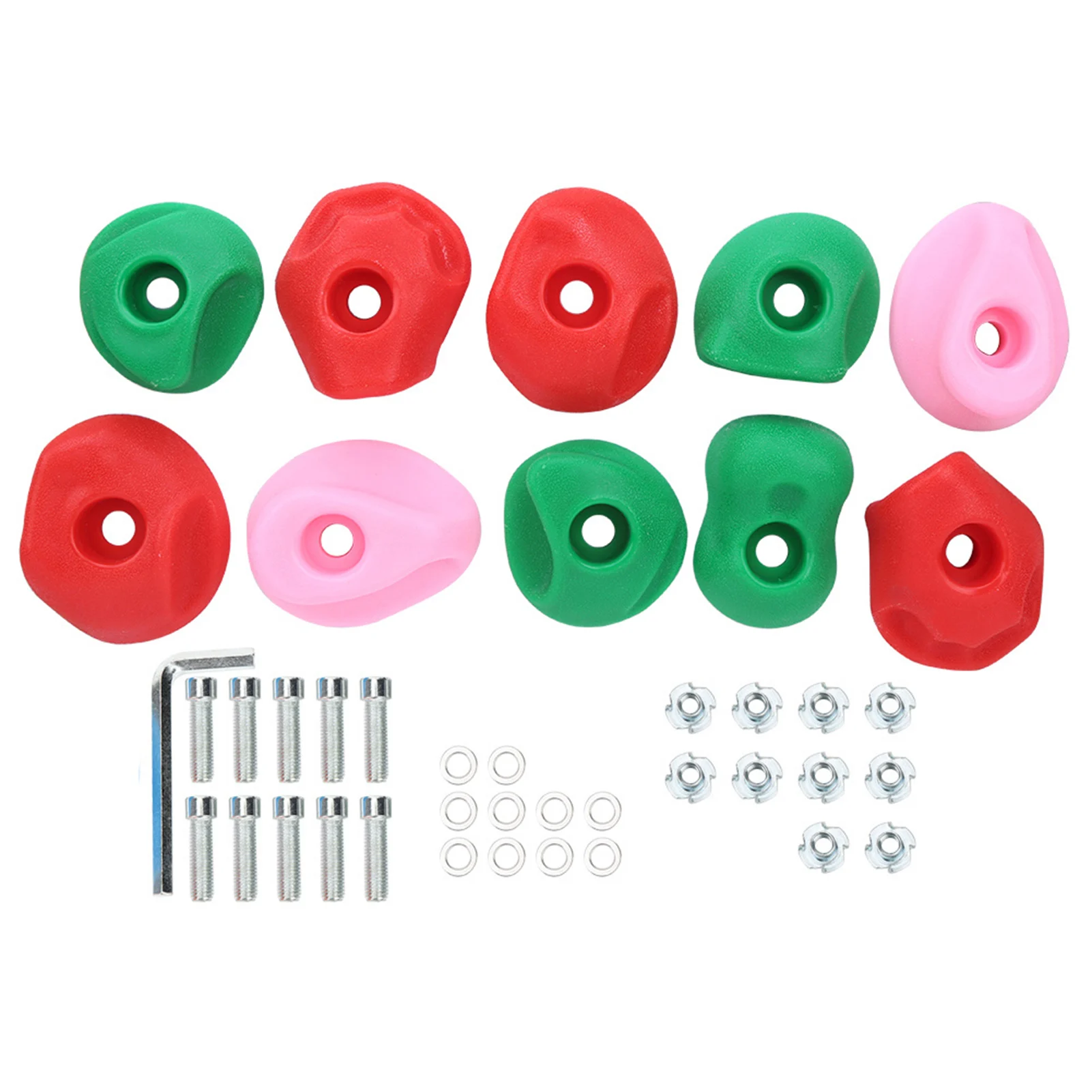 Vibrant 10-Piece Climbing Holds Set for Walls 8 Vibrant 10-Piece Climbing Holds Set for Walls - Image 8