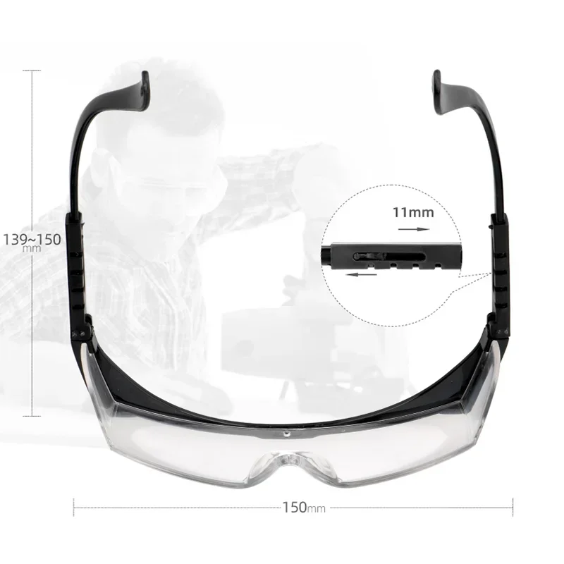 Impact-Resistant Safety Goggles with Clear Lens 6 Impact-Resistant Safety Goggles with Clear Lens - Image 6