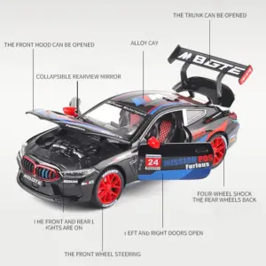 1:24 BMW M8 GTE Race Car Model Display 9 See3dc694a0fd4825af67d2105e95dedd6