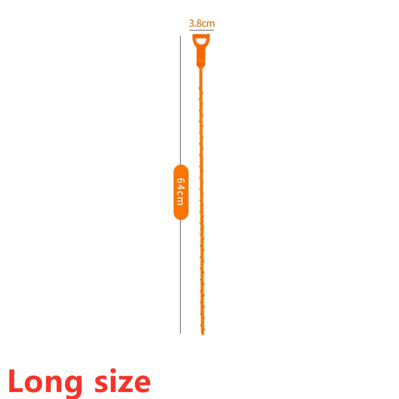 Bright Orange Drain Snake for Easy Unclogging 8 Bright Orange Drain Snake for Easy Unclogging - Image 8
