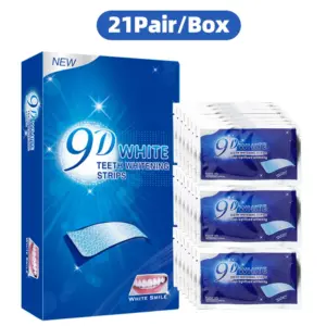 9D Blue Teeth Whitening Strips Kit 19 See7bdba8d9e34efa8057e134fb00b334p
