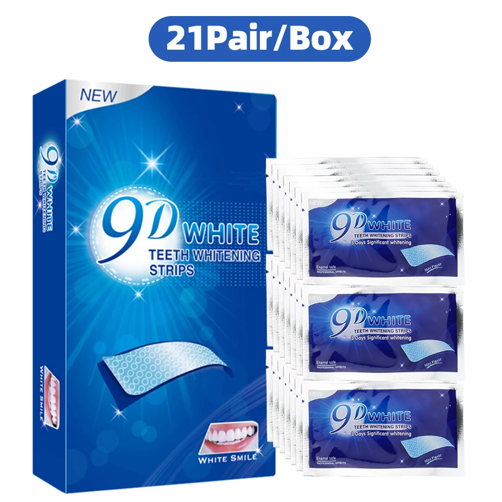 9D Blue Teeth Whitening Strips Kit 10 9D Blue Teeth Whitening Strips Kit - Image 10
