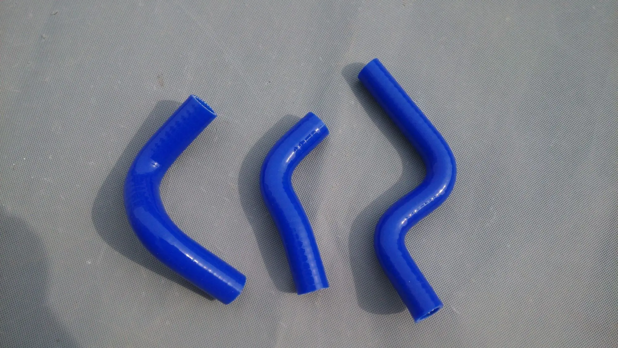 Vibrant Blue Silicone Radiator Hose Kit for Kawasaki KX85/100 5 Vibrant Blue Silicone Radiator Hose Kit for Kawasaki KX85/100 - Image 5