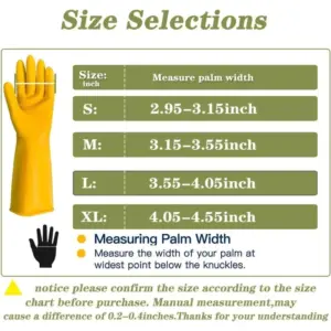 Bright Yellow Silicone Kitchen Gloves Set 8 Sef070afb8b8b487396c092a80aa1c005g