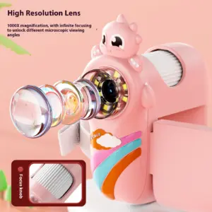 Vibrant Purple Children's Microscope with LED 8 Sef11438cec4546ff94fd627c04b43ed4H