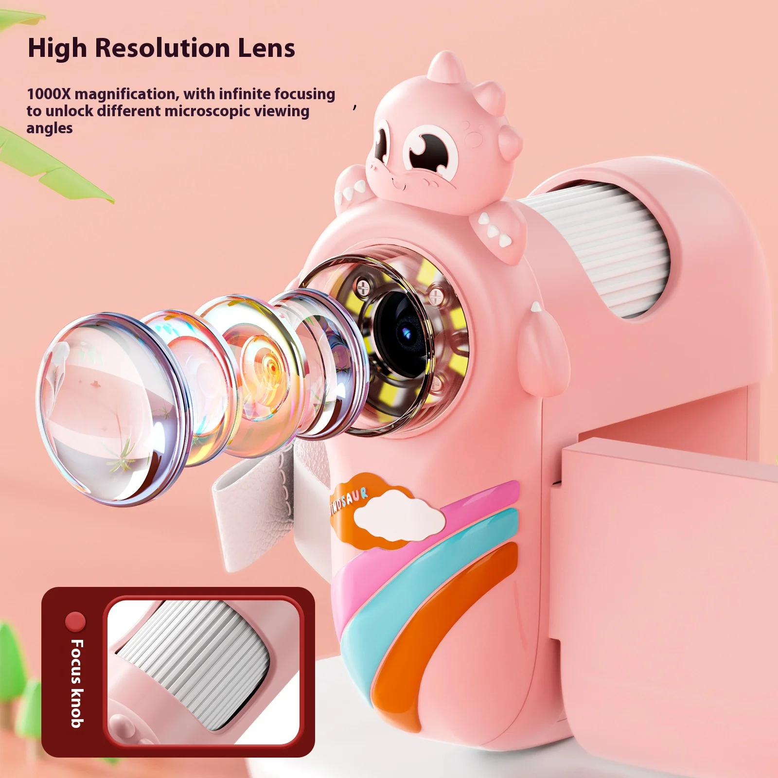 Vibrant Purple Children's Microscope with LED 2 Vibrant Purple Children's Microscope with LED - Image 2